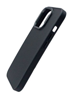 Чехол Kevlar Soft touch  for Apple for iPhone 14 Pro Max with MagSafe (black) - фото 2