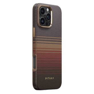 Чехол Pitaka Military-Grade Protective Case Sunset for iPhone 16 Pro Max (KI1601PPSUM) - фото 2 Чехол Pitaka Military-Grade Protective Case Sunset for iPhone 16 Pro Max (KI1601PPSUM) - фото 2