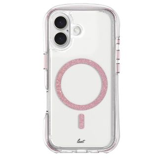 Чехол-накладка LAUT AERO SPARKLE with MagSafe for iPhone 16 Crystal Pink (L_IP24A_AS_P) - фото 1