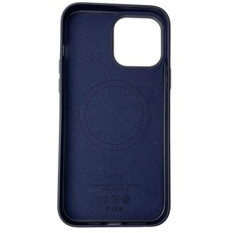 Чехол Leather Case with MagSafe iPhone 16 Pro Max Blue - фото 3 Чехол Leather Case with MagSafe iPhone 16 Pro Max Blue - фото 3