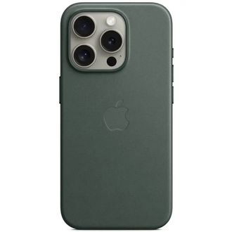 Чехол Leather Case with MagSafe iPhone 15 Pro Max Evergreen - фото 1 Чехол Leather Case with MagSafe iPhone 15 Pro Max Evergreen - фото 1