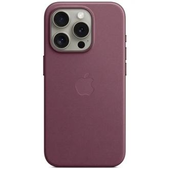 Чохол Leather Case with MagSafe iPhone 15 Pro Max Mulberry - фото 1