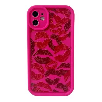 Чохол Lips Case для iPhone 12 Electrik Pink - фото 1