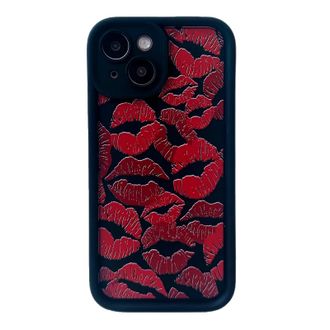 Чохол Lips Case для iPhone 15 Black - фото 1