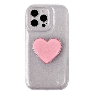 Чехол Love Crystal Case для iPhone 13 PRO Pink - фото 1