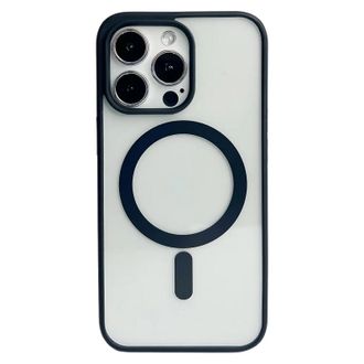 Чохол Matte Acrylic MagSafe для iPhone 13 Black - фото 1 Чохол Matte Acrylic MagSafe для iPhone 13 Black - фото 1