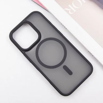 Чохол TPU+PC Metal Buttons with MagSafe Apple iPhone 16 Pro Max (6.9") Black - фото 2 Чохол TPU+PC Metal Buttons with MagSafe Apple iPhone 16 Pro Max (6.9") Black - фото 2
