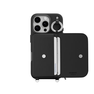 Чохол з гаманцем Switcheasy Pouch M Wallet Phone Case with Stand for iPhone 16 Pro Black (MPH66P264BK24) - фото 1 Чохол з гаманцем Switcheasy Pouch M Wallet Phone Case with Stand for iPhone 16 Pro Black (MPH66P264BK24) - фото 1