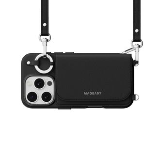 Чохол з гаманцем Switcheasy Pouch M Wallet Phone Case with Stand for iPhone 16 Pro Black (MPH66P264BK24) - фото 3 Чохол з гаманцем Switcheasy Pouch M Wallet Phone Case with Stand for iPhone 16 Pro Black (MPH66P264BK24) - фото 3