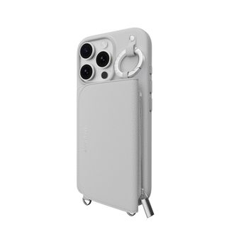 Чехол с кошельком Switcheasy Pouch M Wallet Phone Case with Stand for iPhone 16 Pro Max Gray (MPH67P264GR24) - фото 2