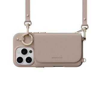 Чехол с кошельком Switcheasy Pouch M Wallet Phone Case with Stand for iPhone 16 Pro Rose (MPH66P264RS24) - фото 2