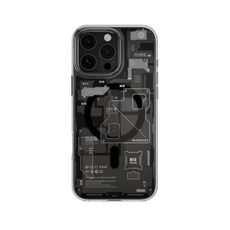 Чехол-накладка Switcheasy X Ray M 3D Patterned Shockproof Case Ash for iPhone 16 Pro Max (MPH67P266AA24) - фото 1