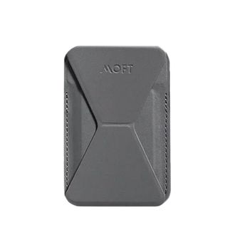 Магнитный кошелек-подставка Moft Snap-on with magsafe Grey (MS007M-1-GR) - фото 1 Магнитный кошелек-подставка Moft Snap-on with magsafe Grey (MS007M-1-GR) - фото 1