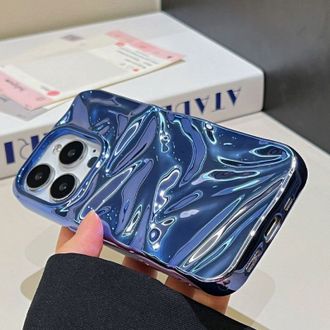 Чехол TPU Sea для Apple iPhone 16 Pro Max (6.9") (Blue) - фото 3 Чехол TPU Sea для Apple iPhone 16 Pro Max (6.9") (Blue) - фото 3