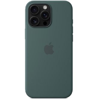 Чехол Silicone Case with MagSafe iPhone 16 Pro Lake Green - фото 3