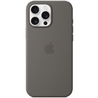 Чехол Silicone Case with MagSafe iPhone 16 Pro Max Stone Gray - фото 3