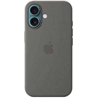 Чехол Silicone Case with MagSafe iPhone 16 Stone Gray - фото 1