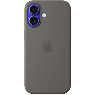 Чехол Silicone Case with MagSafe iPhone 16 Stone Gray - фото 2