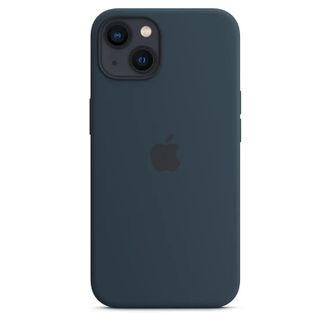 Чехол silicone Case with MagSafe iphone 13 Abyss Blue - фото 1