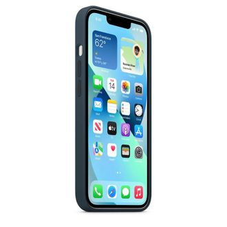 Чехол silicone Case with MagSafe iphone 13 Abyss Blue - фото 3