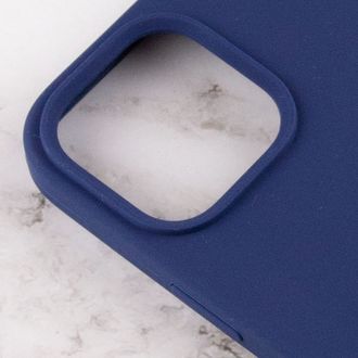 Чохол Silicone Case Open Camera iPhone 13 Pro Max, #68, Deep Navy - фото 3