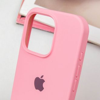 Чохол Silicone Case Open Camera iPhone 13 Pro Max, #06, Light Pink - фото 3