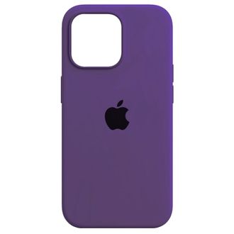 Чехол Silicone Case Open Camera iPhone 14, #43, Grape - фото 1