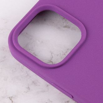 Чохол Silicone Case Open Camera iPhone 14 Pro Max, #43, Grape - фото 3