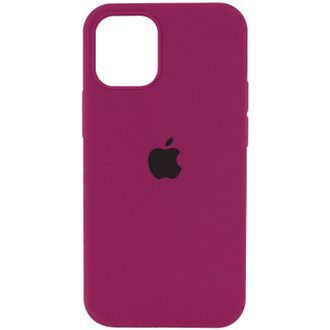 Чохол Silicone Case Open Camera iPhone 13, #42, Maroon - фото 1