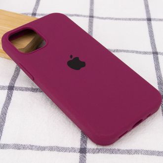 Чохол Silicone Case Open Camera iPhone 13, #42, Maroon - фото 2