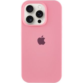 Чехол Silicone Case Open Camera iPhone 14 Pro Max, #06, Light Pink - фото 1