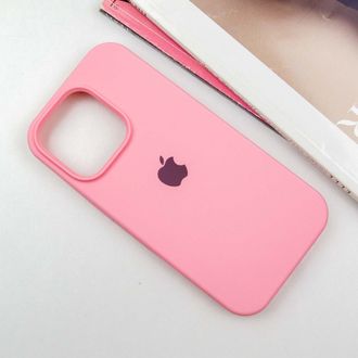Чехол Silicone Case Open Camera iPhone 14 Pro Max, #06, Light Pink - фото 2
