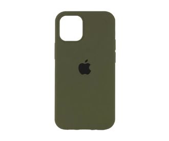 Чехол Silicone Case Open Camera iPhone 14 Pro Max, #35, Olive - фото 1