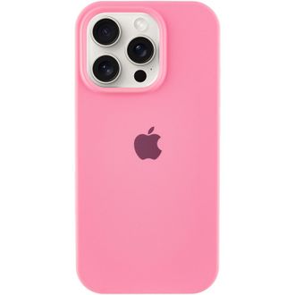 Чохол Silicone Case Open Camera iPhone 15 Pro Max, #12, Pink - фото 1