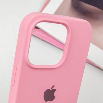 Чохол Silicone Case Open Camera iPhone 15 Pro Max, #12, Pink - фото 3