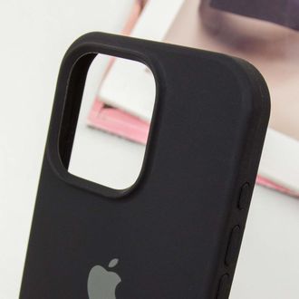 Чохол Silicone Case Open Camera iPhone 13 Pro Max, #18, Black - фото 3