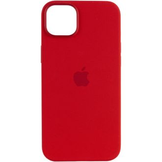 Чехол Silicone Case Open Camera iPhone 14, #14, Red - фото 1
