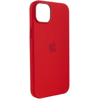 Чехол Silicone Case Open Camera iPhone 14, #14, Red - фото 2