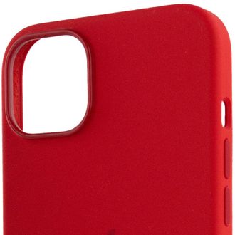 Чехол Silicone Case Open Camera iPhone 14, #14, Red - фото 3