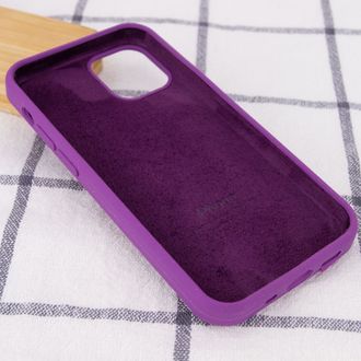 Чехол Silicone Case Open Camera iPhone 12 Pro Max, #43, Grape - фото 3