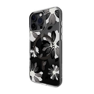 Чехол-накладка Switcheasy Style M Pattern Shockproof Case Black Flower for iPhone 16 Pro (SPH66P275BF24) - фото 2 Чехол-накладка Switcheasy Style M Pattern Shockproof Case Black Flower for iPhone 16 Pro (SPH66P275BF24) - фото 2