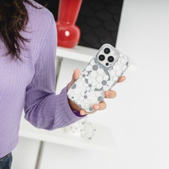 Чохол-накладка Switcheasy Fleur M 3D Patterned Shockproof Case for iPhone 16 Pro Max White (SPH67P269WH24) - фото 3