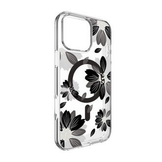 Чохол-накладка Switcheasy Style M Pattern Shockproof Case Black Flower for iPhone 16 Pro Max (SPH67P275BF24) - фото 3 Чохол-накладка Switcheasy Style M Pattern Shockproof Case Black Flower for iPhone 16 Pro Max (SPH67P275BF24) - фото 3