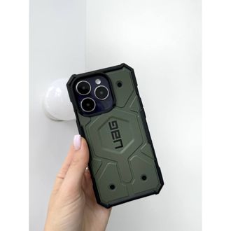 Чехол UAG with MagSafe (iPhone 14 Pro, Khaki-Green) - фото 2