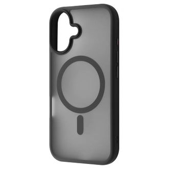 Чехол WAVE Matte Insane Case with Magnetic Ring iPhone 16 Plus black - фото 1