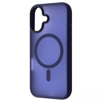 Чехол WAVE Matte Insane Case with Magnetic Ring iPhone 16 Plus midnight blue - фото 1