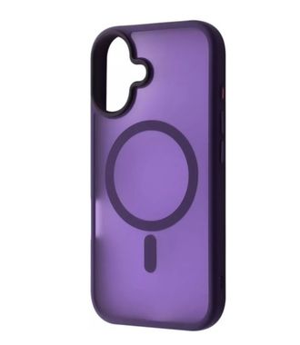 Чехол WAVE Matte Insane Case with Magnetic Ring iPhone 16 deep purple - фото 1