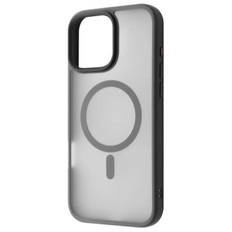 Чехол WAVE Matte Insane Case with Magnetic Ring iPhone 16 Pro gray - фото 1