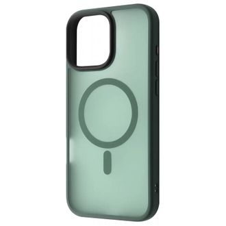 Чохол WAVE Matte Insane Case with Magnetic Ring iPhone 16 Pro Max green - фото 1