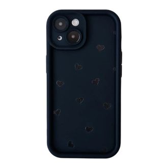 Чохол Wilkins Case для iPhone 15 Tiny Hearts Black - фото 1 Чохол Wilkins Case для iPhone 15 Tiny Hearts Black - фото 1